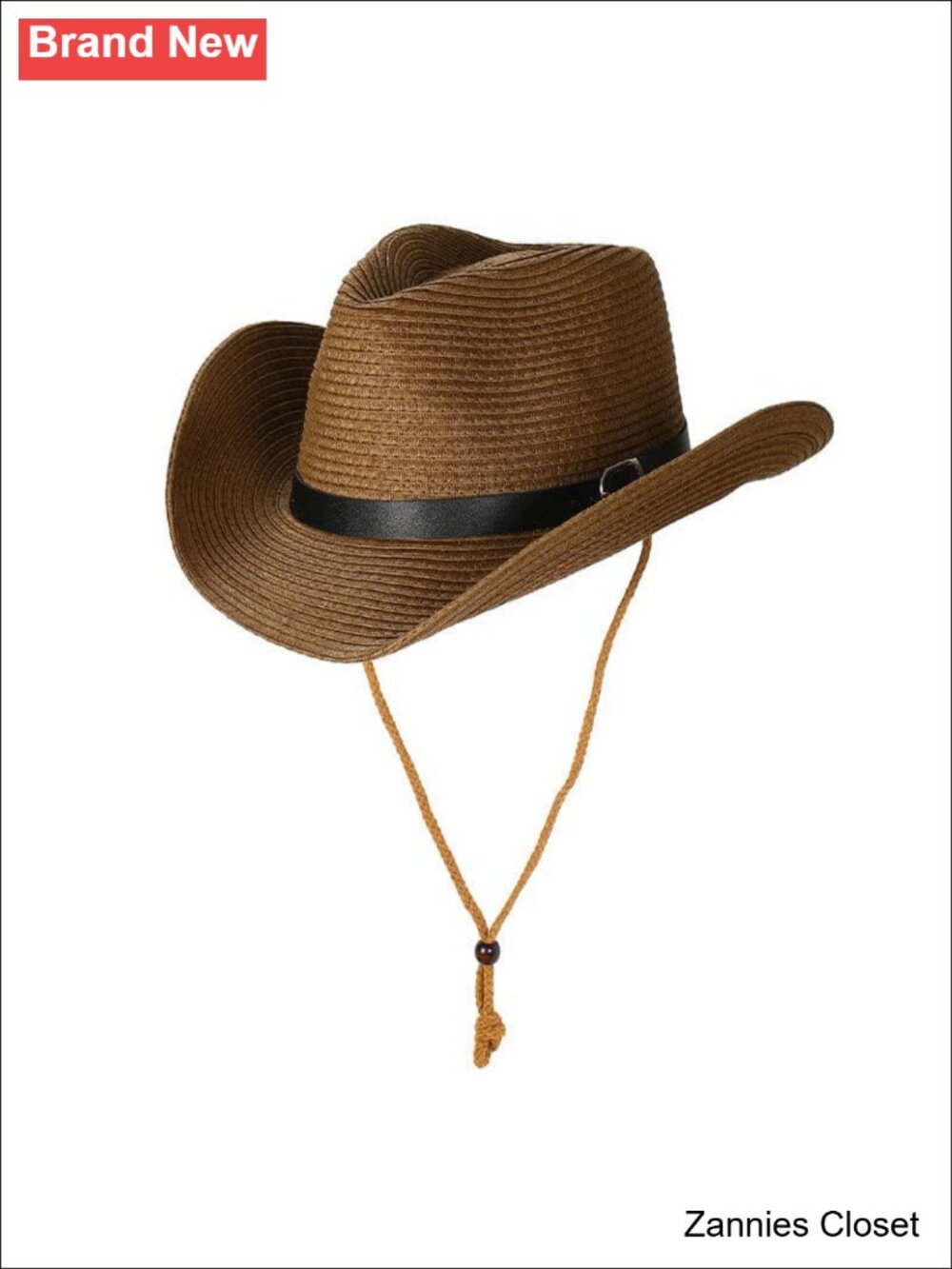 🤠 Cowboy Hat Wide Brim Straw Cowgirl Summer Sun Packable Beach Travel Hat